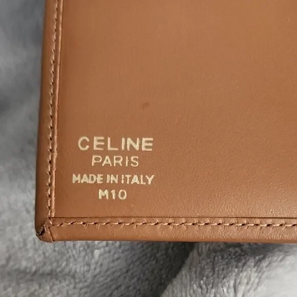 Celine Tan and Brown Wallets Luxurious Design - Picture 6 of 6